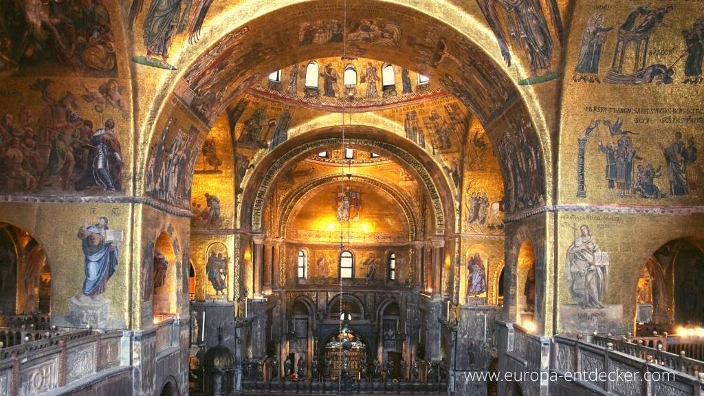 Mosaike im Markusdom Venedig